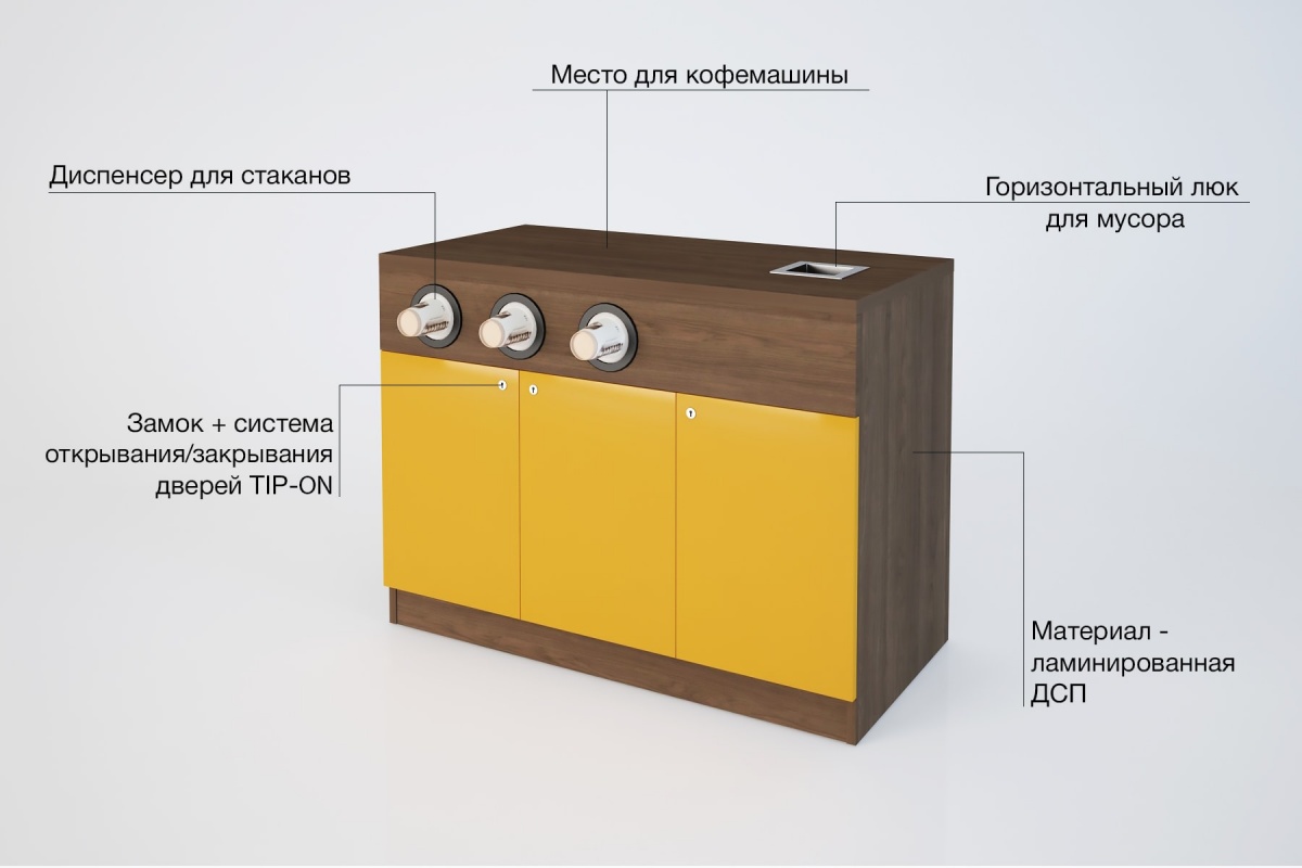 стойка под кофе машину